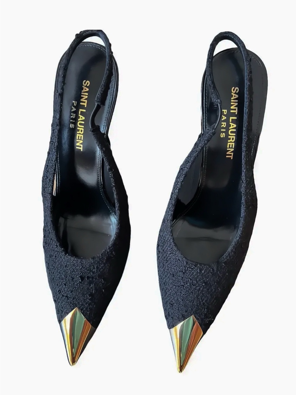 Saint Laurent Maike Slingback Pumps - size 9